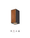 BERET * APLIQUE IP65 2L*GU10  GRIS OSCURO